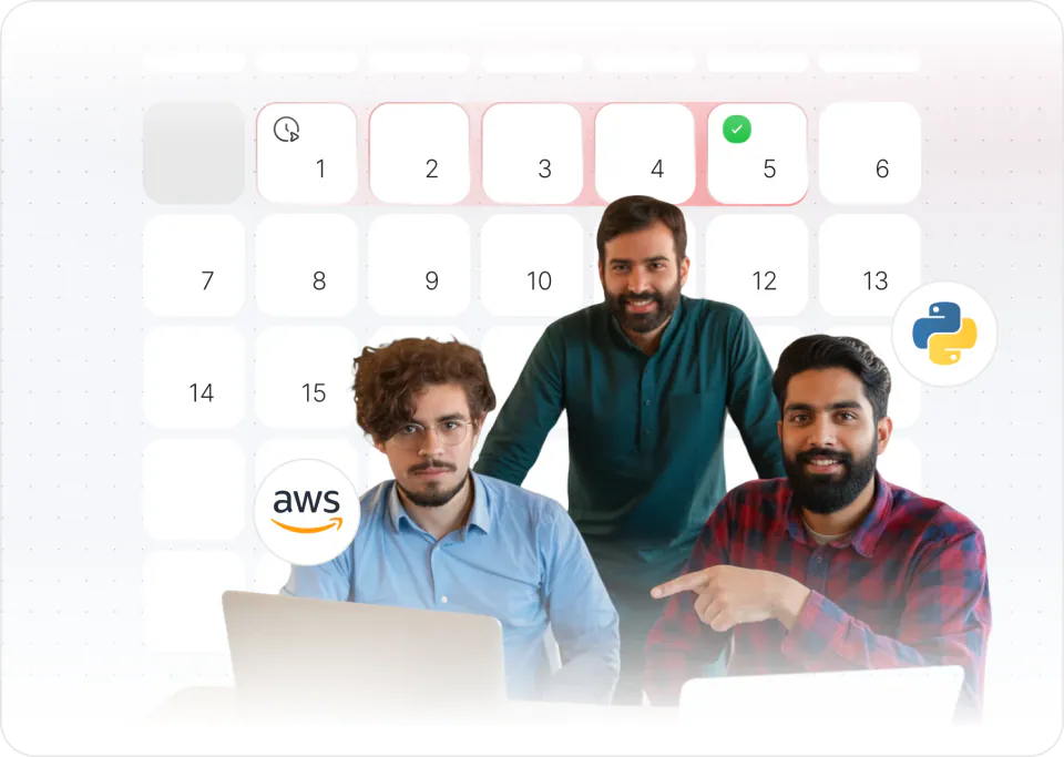 Engineers delivering on a five-day onboarding timeline